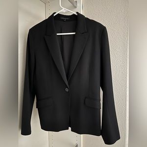 Theory Black Size 12 Suiting Blazer